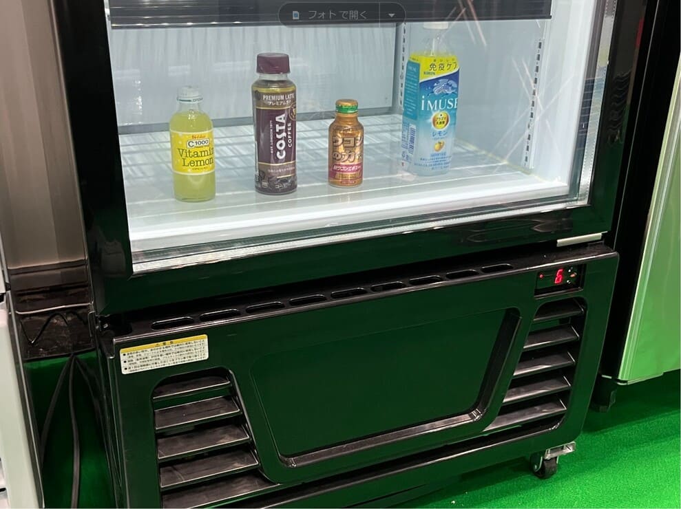 【ノンフロン助成金対象】RITS-324 タテ型冷蔵ショーケース/幅630×奥行630×高さ1725mm