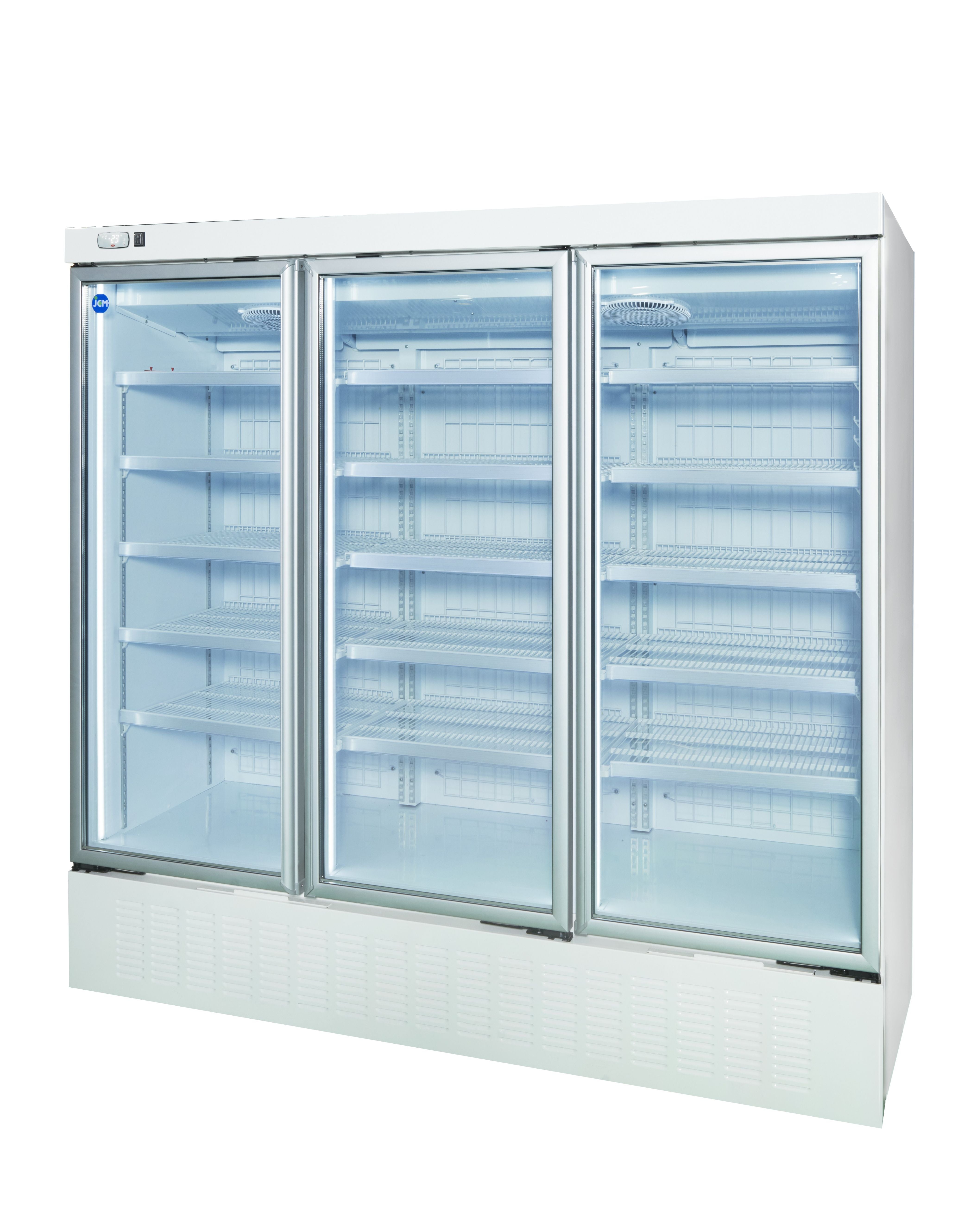 【ノンフロン助成金対象】JCMCS-1064H タテ型冷凍ショーケース3枚扉/幅1965×奥行750×高さ1930mm