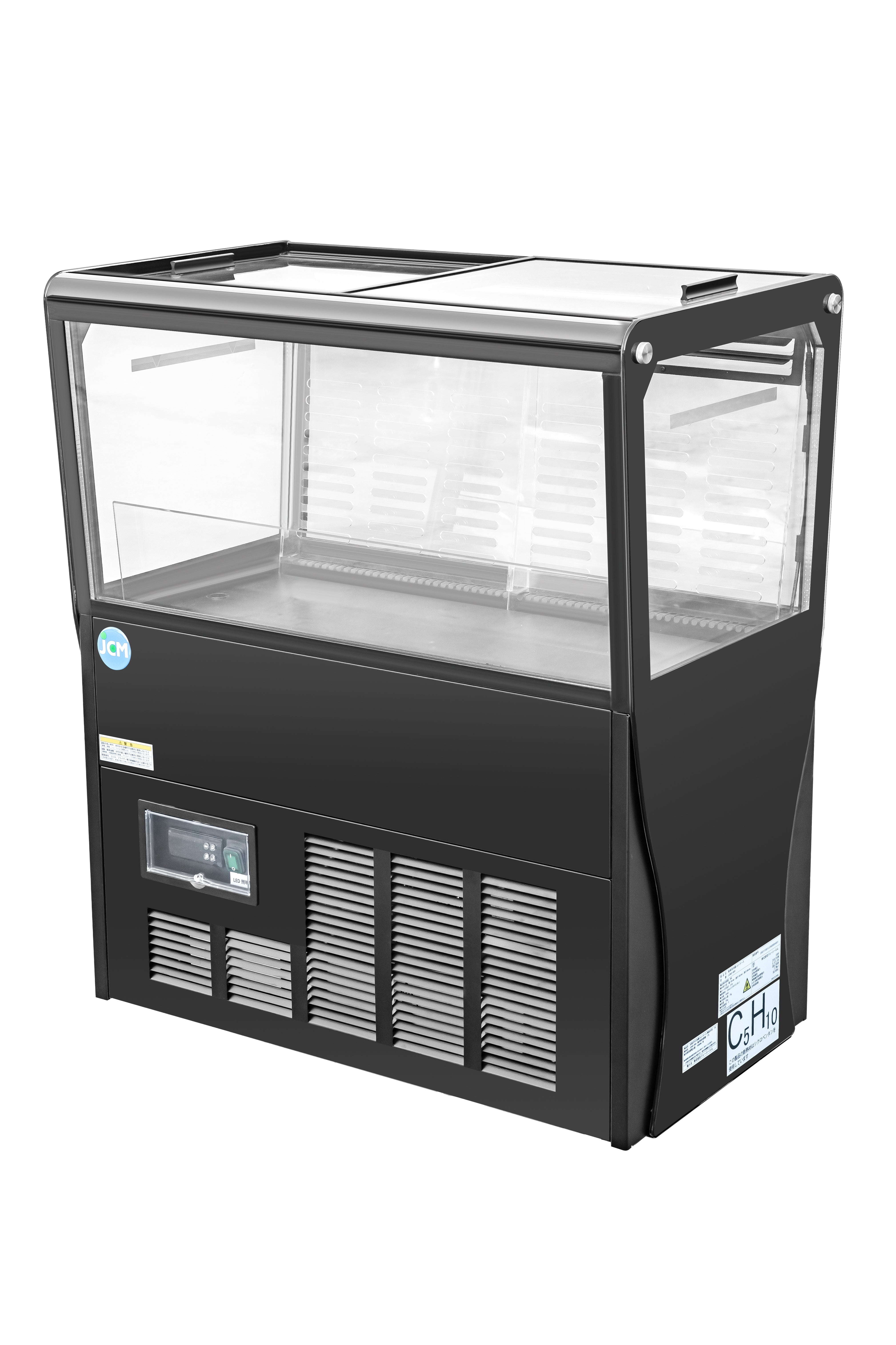 【ノンフロン助成金対象】JCMS-68H 2℃~20℃ 催事用冷蔵ショーケース/幅730×奥行450×高さ898mm