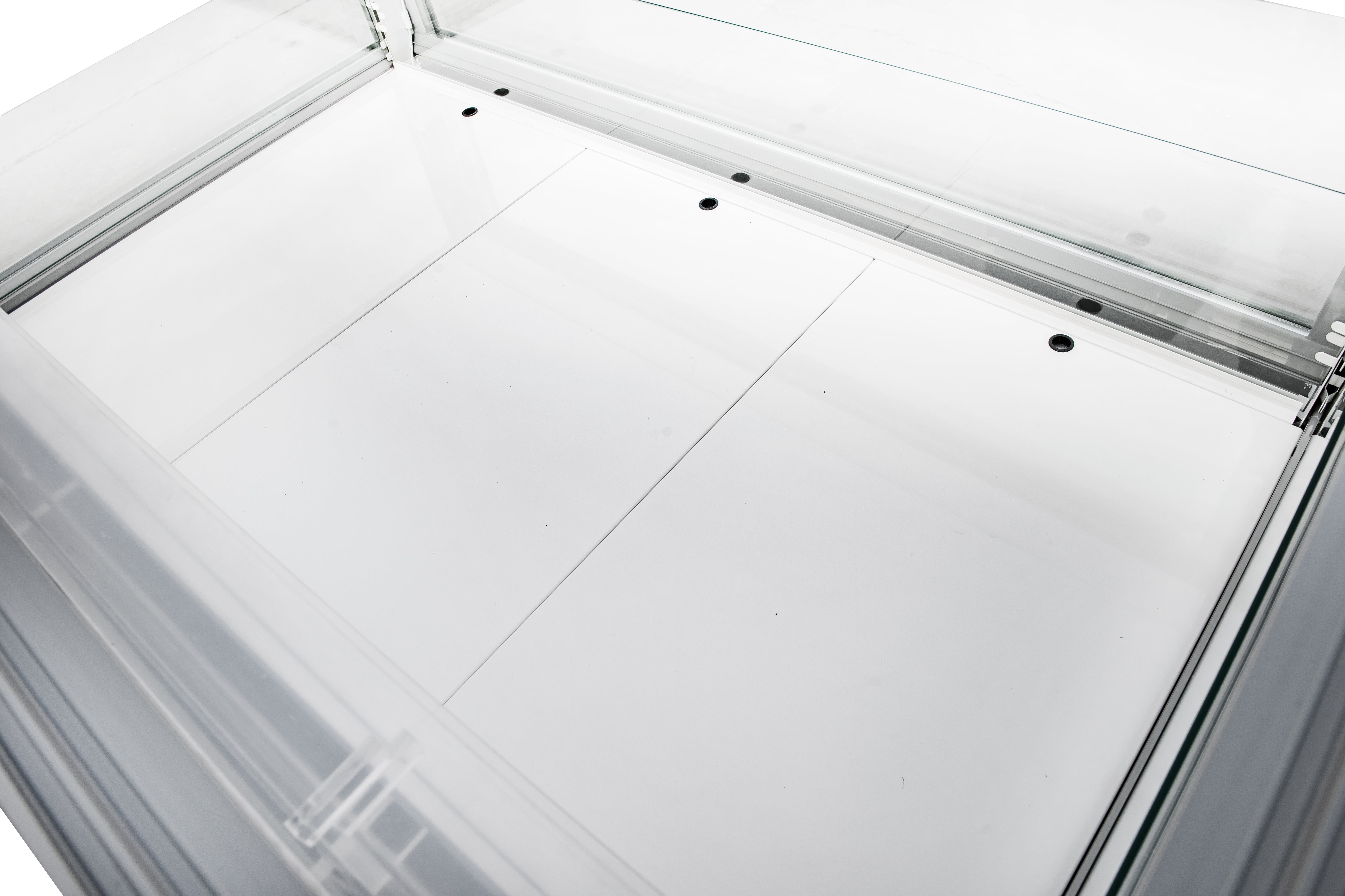 【ノンフロン助成金対象】JCMS-207AD -5℃~20℃(スライド扉使用時) アイランド平型冷蔵ショーケースガラススライド扉付/幅1500×奥行951×高さ850mm