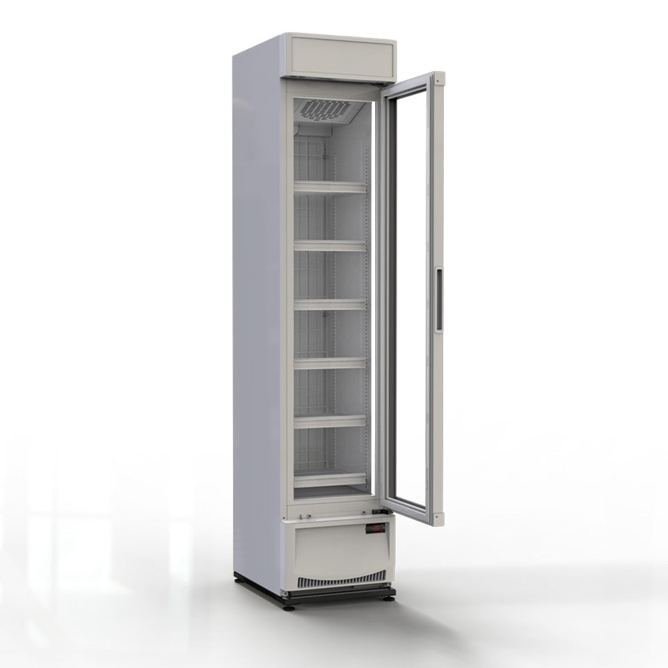 【ノンフロン助成金対象】JCMCS-133H タテ型冷凍ショーケース/幅406×奥行583×高さ1888mm