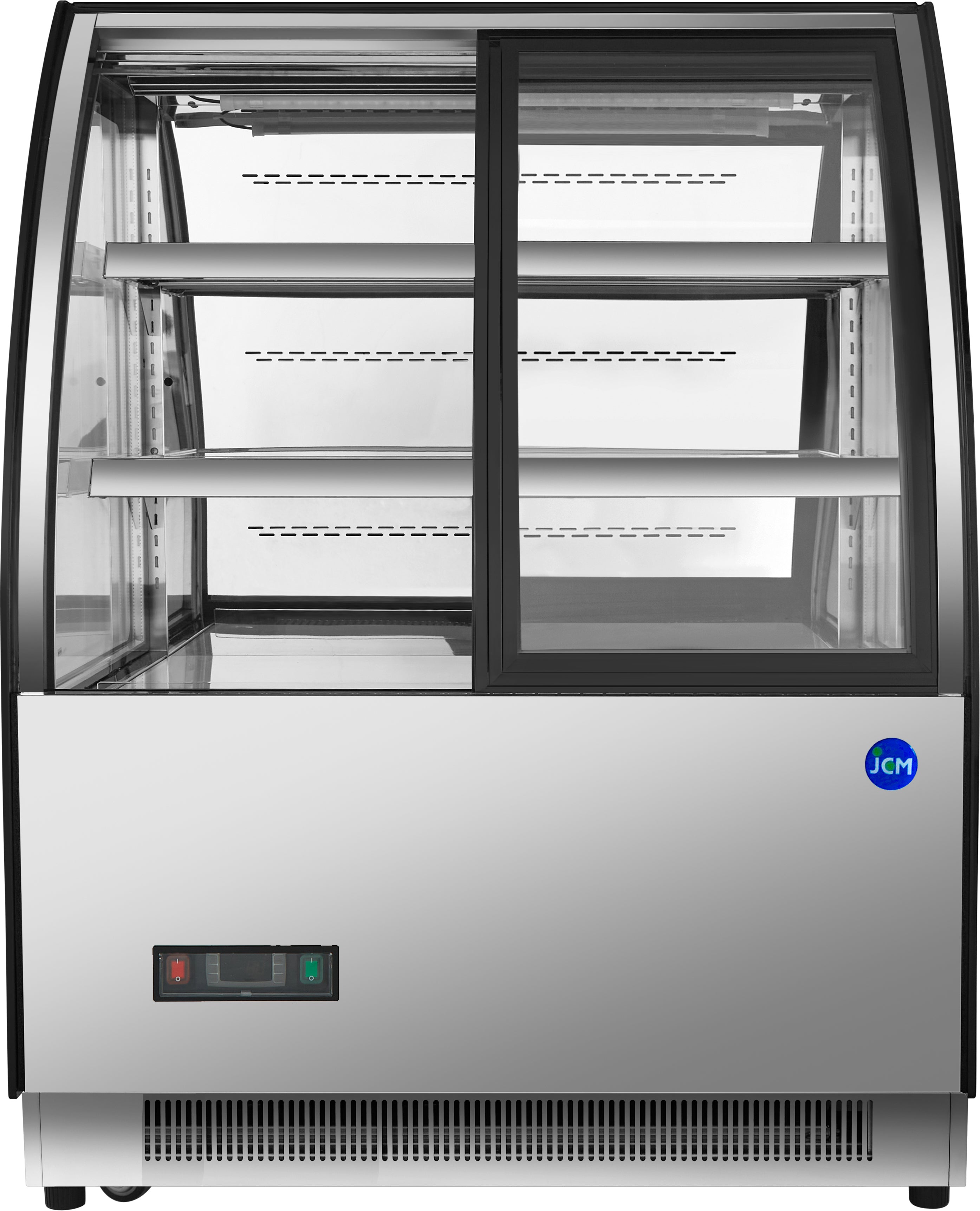 【ノンフロン助成金対象】JCMS-147TF 対面冷蔵ショーケース【前引き戸】/幅915×奥行680×高さ1215mm