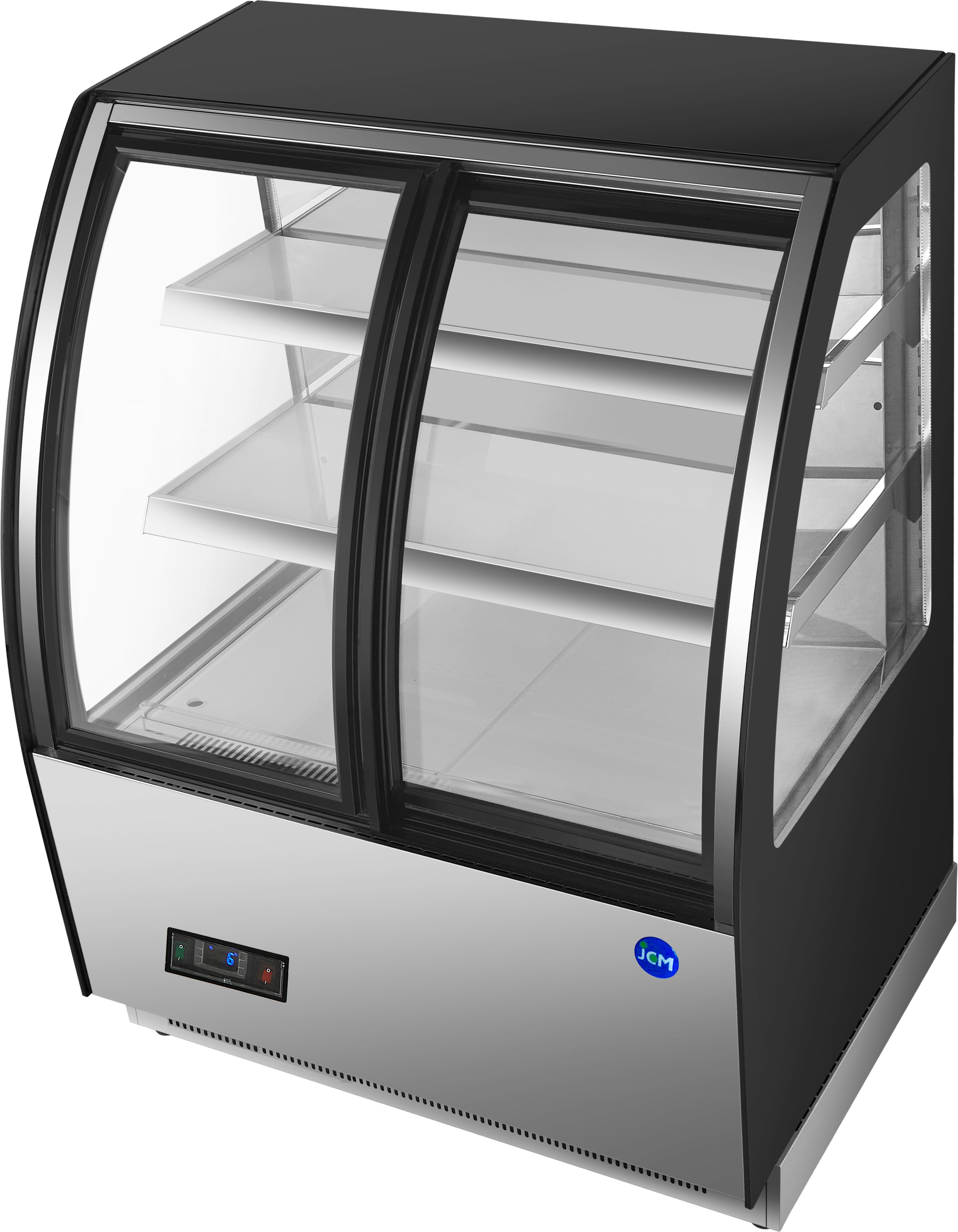 【ノンフロン助成金対象】JCMS-147TF 対面冷蔵ショーケース【前引き戸】/幅915×奥行680×高さ1215mm