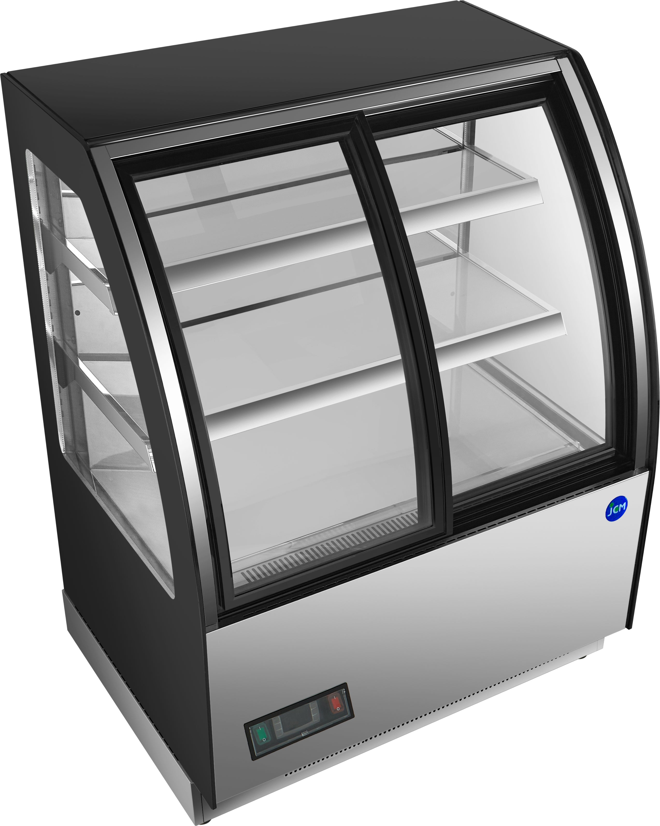 【ノンフロン助成金対象】JCMS-147TF 対面冷蔵ショーケース【前引き戸】/幅915×奥行680×高さ1215mm