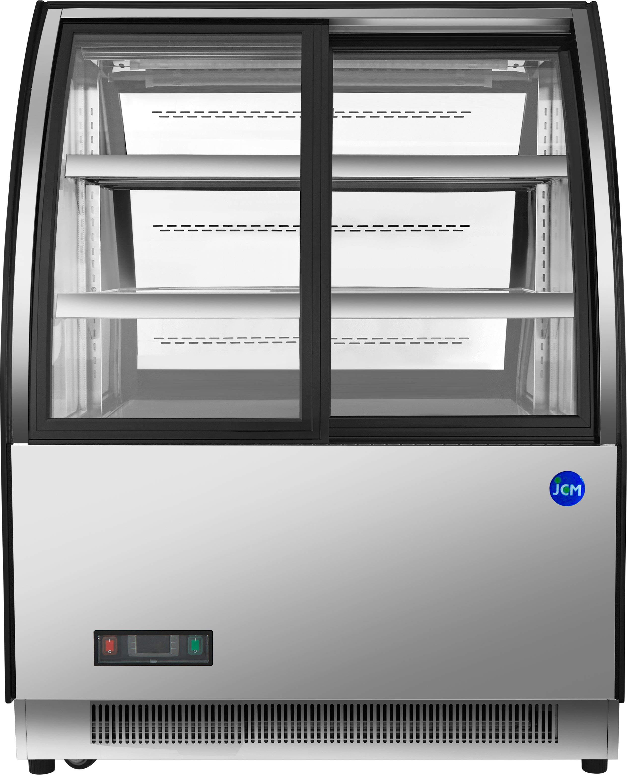 【ノンフロン助成金対象】JCMS-147TF 対面冷蔵ショーケース【前引き戸】/幅915×奥行680×高さ1215mm