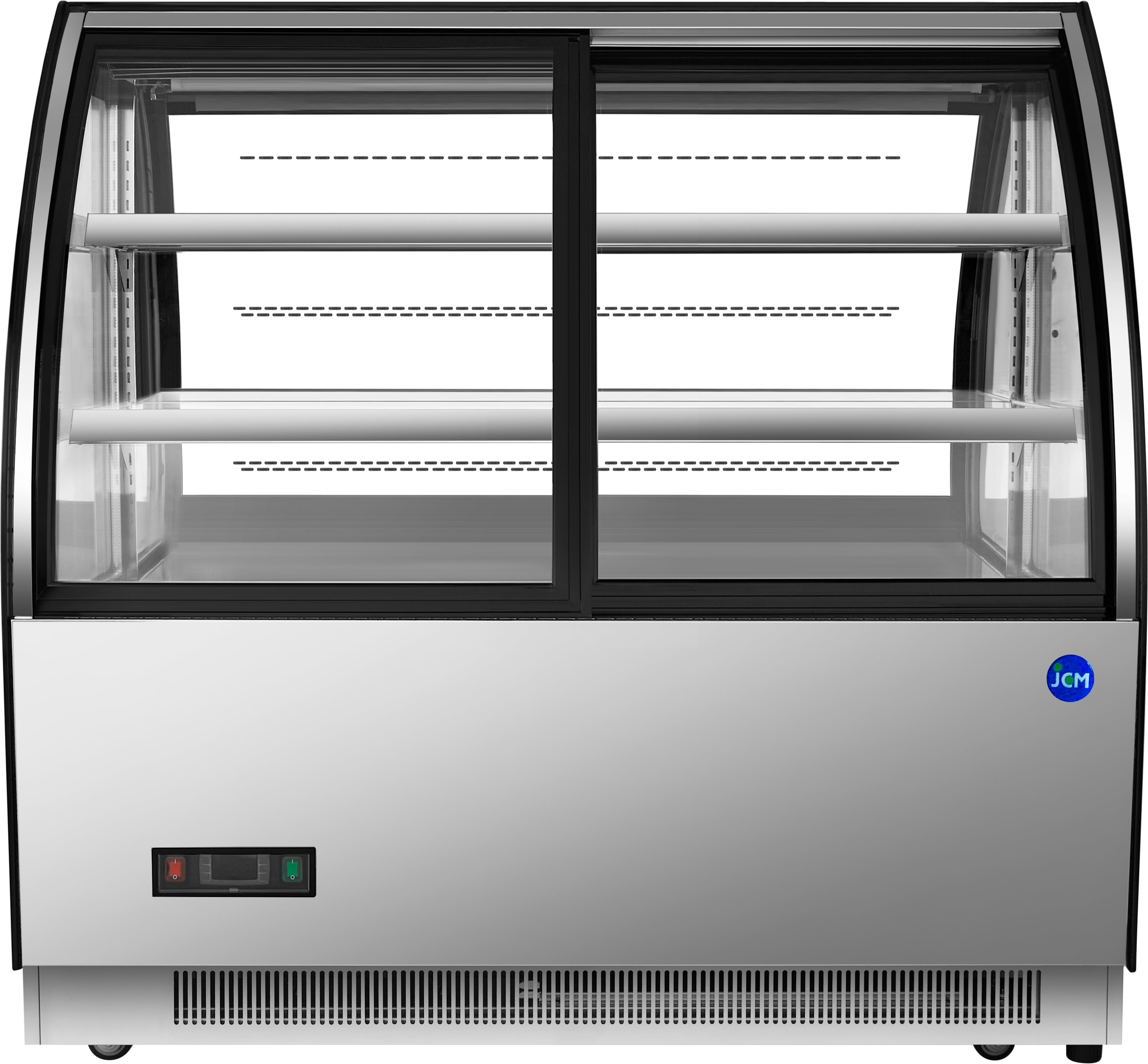 【ノンフロン助成金対象】JCMS-197TF 対面冷蔵ショーケース【前引き戸】/幅1215×奥行680×高さ1215mm