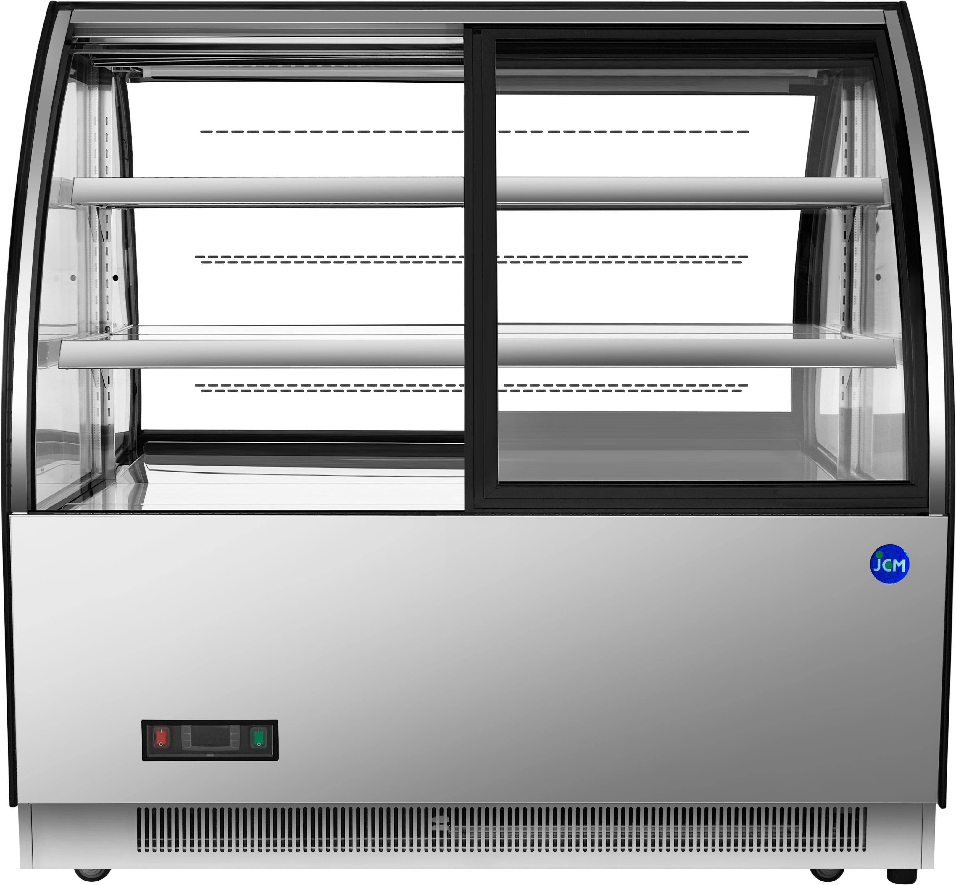 【ノンフロン助成金対象】JCMS-197TF 対面冷蔵ショーケース【前引き戸】/幅1215×奥行680×高さ1215mm