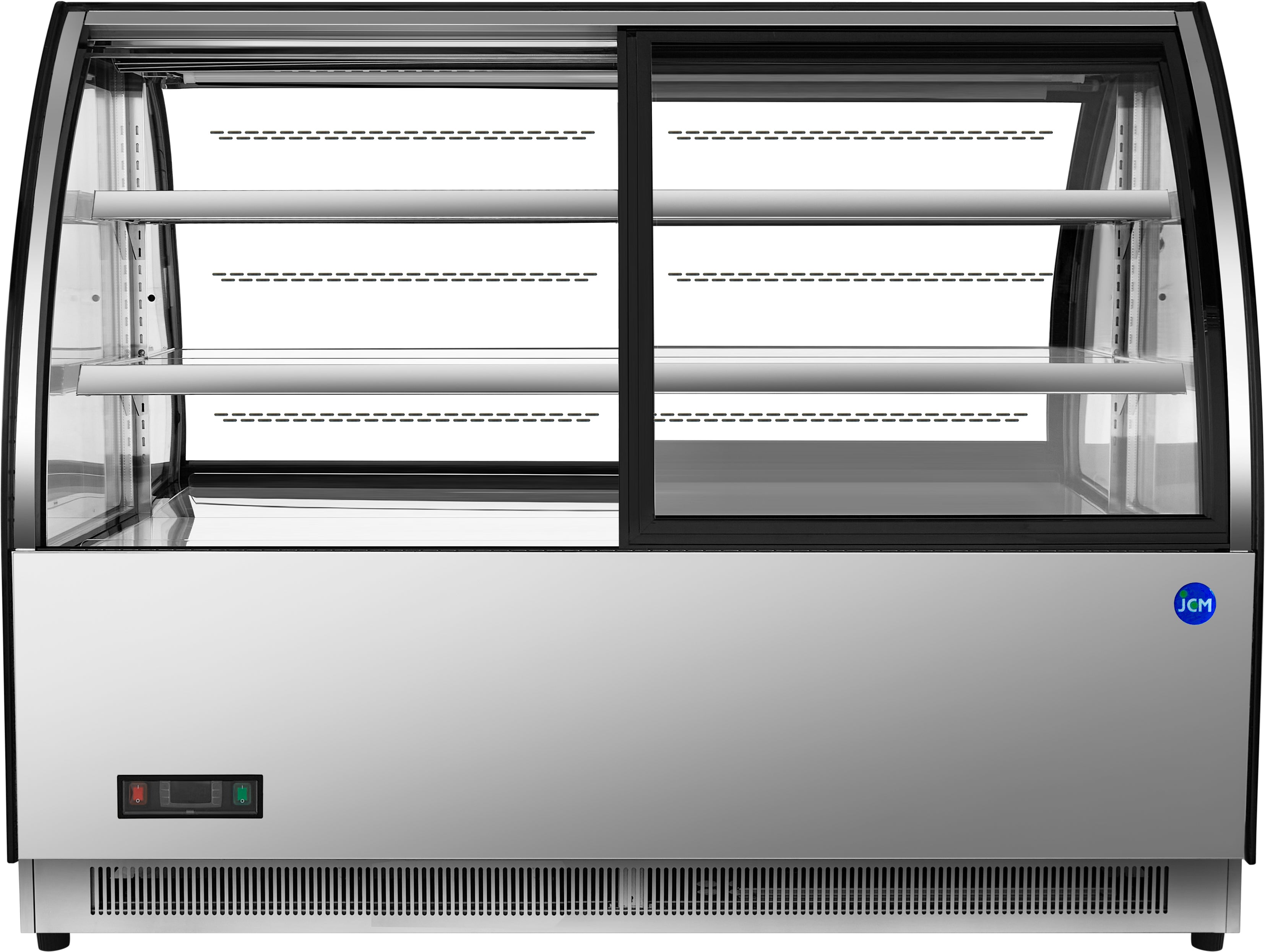 【ノンフロン助成金対象】JCMS-248TF 対面冷蔵ショーケース【前引き戸】/幅1515×奥行680×高さ1215mm