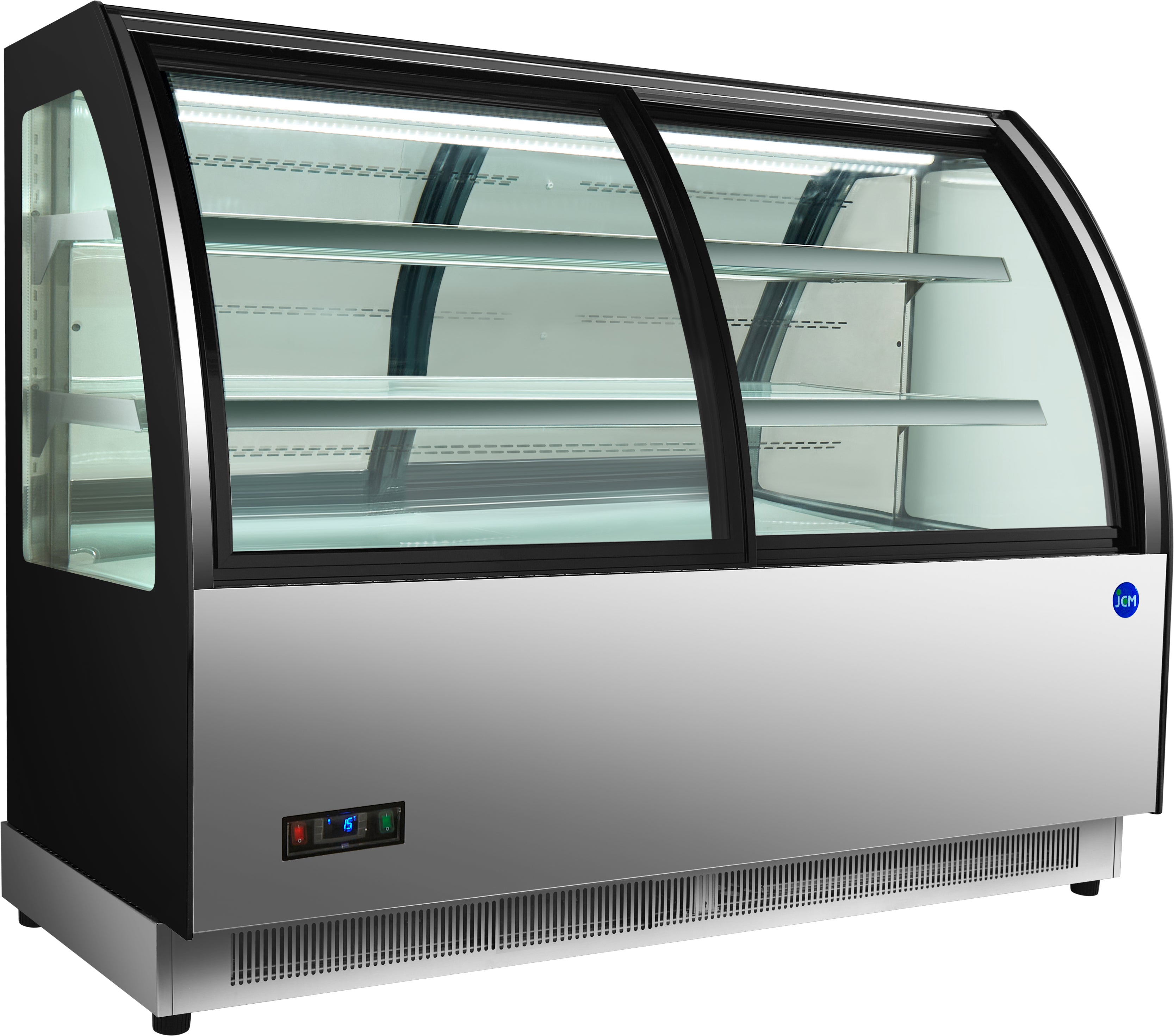 【ノンフロン助成金対象】JCMS-248TF 対面冷蔵ショーケース【前引き戸】/幅1515×奥行680×高さ1215mm
