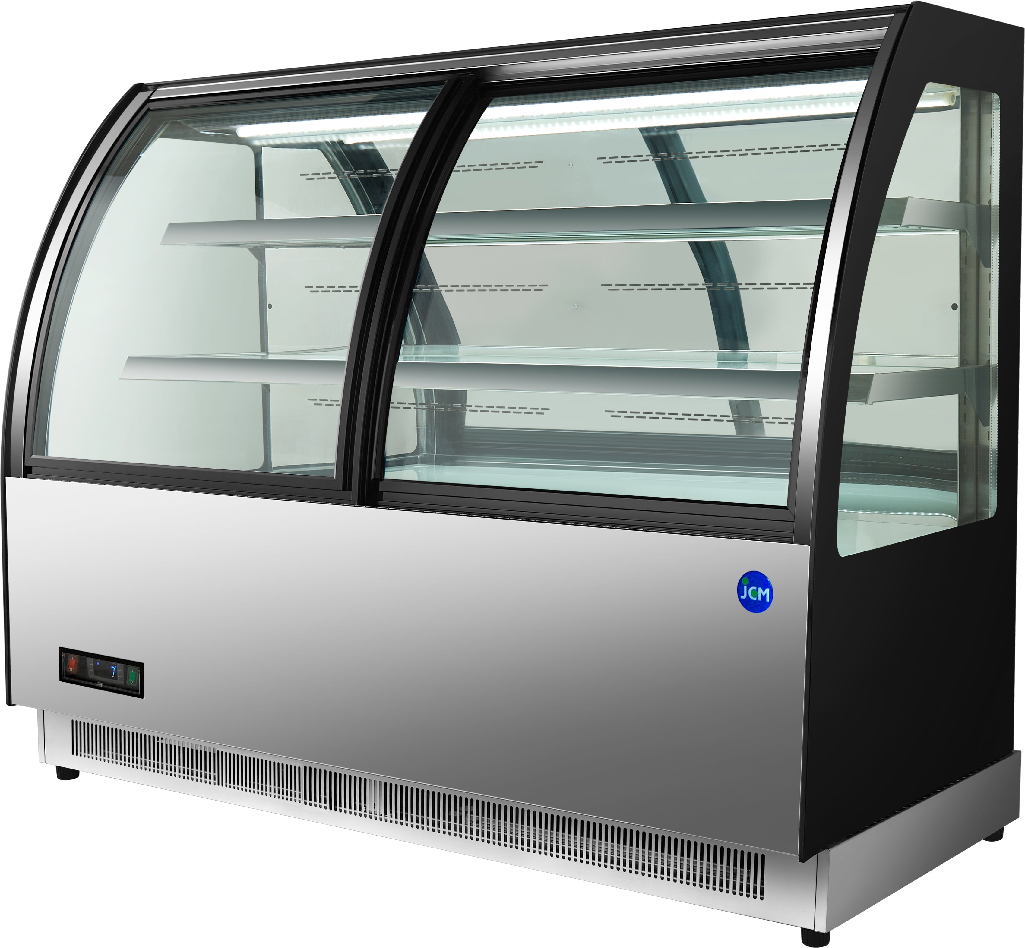 【ノンフロン助成金対象】JCMS-248TF 対面冷蔵ショーケース【前引き戸】/幅1515×奥行680×高さ1215mm