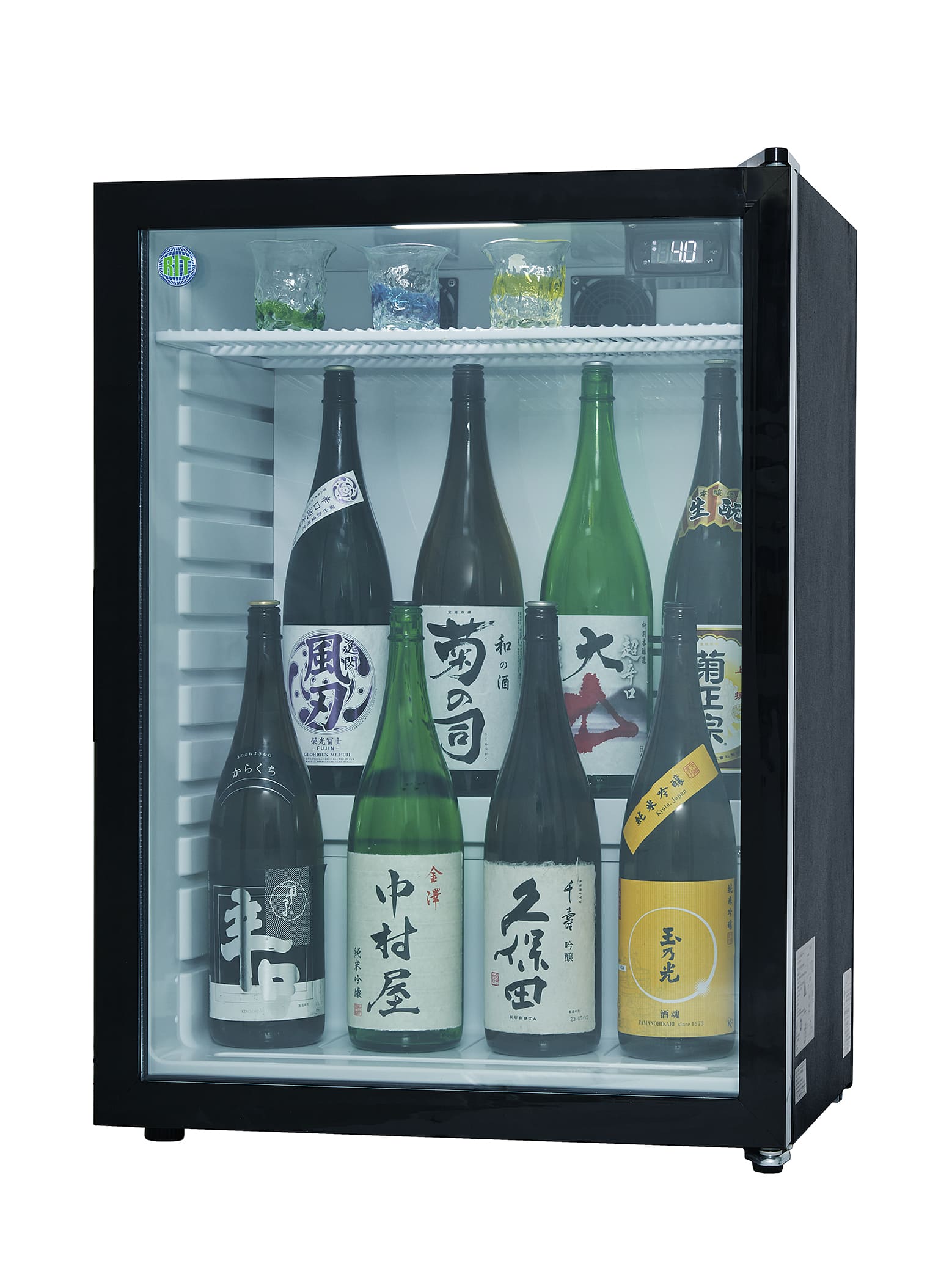【ノンフロン助成金対象】RITS-126-TO 卓上冷蔵ショーケース/幅600×奥行520×高さ851mm