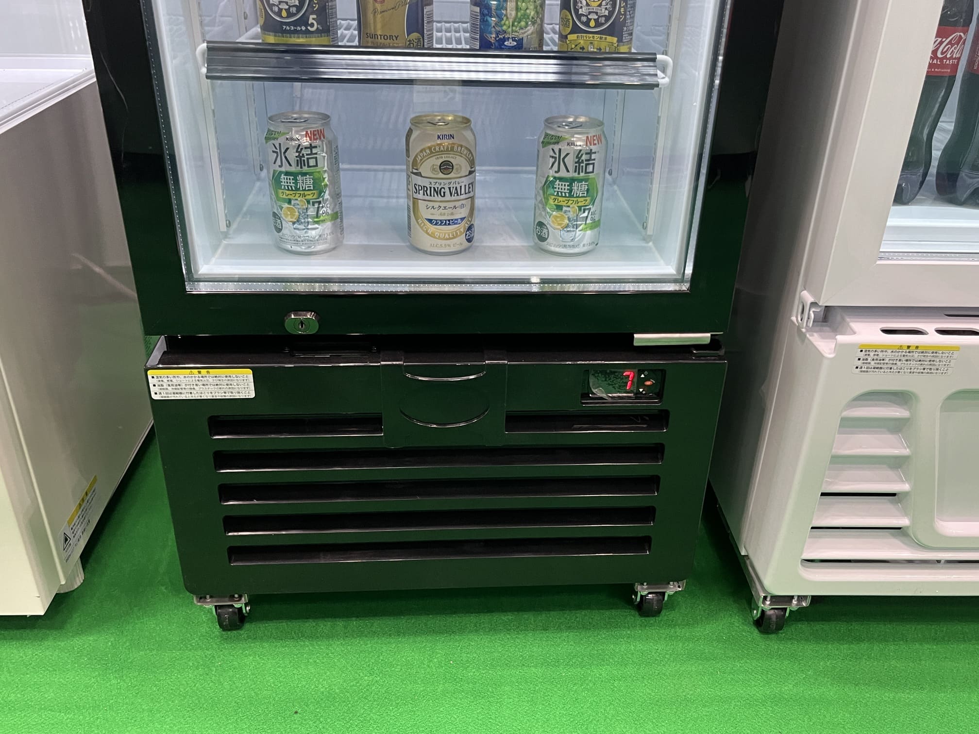 【ノンフロン助成金対象】RITS-94 タテ型冷蔵ショーケース/幅420×奥行534×高さ1132mm