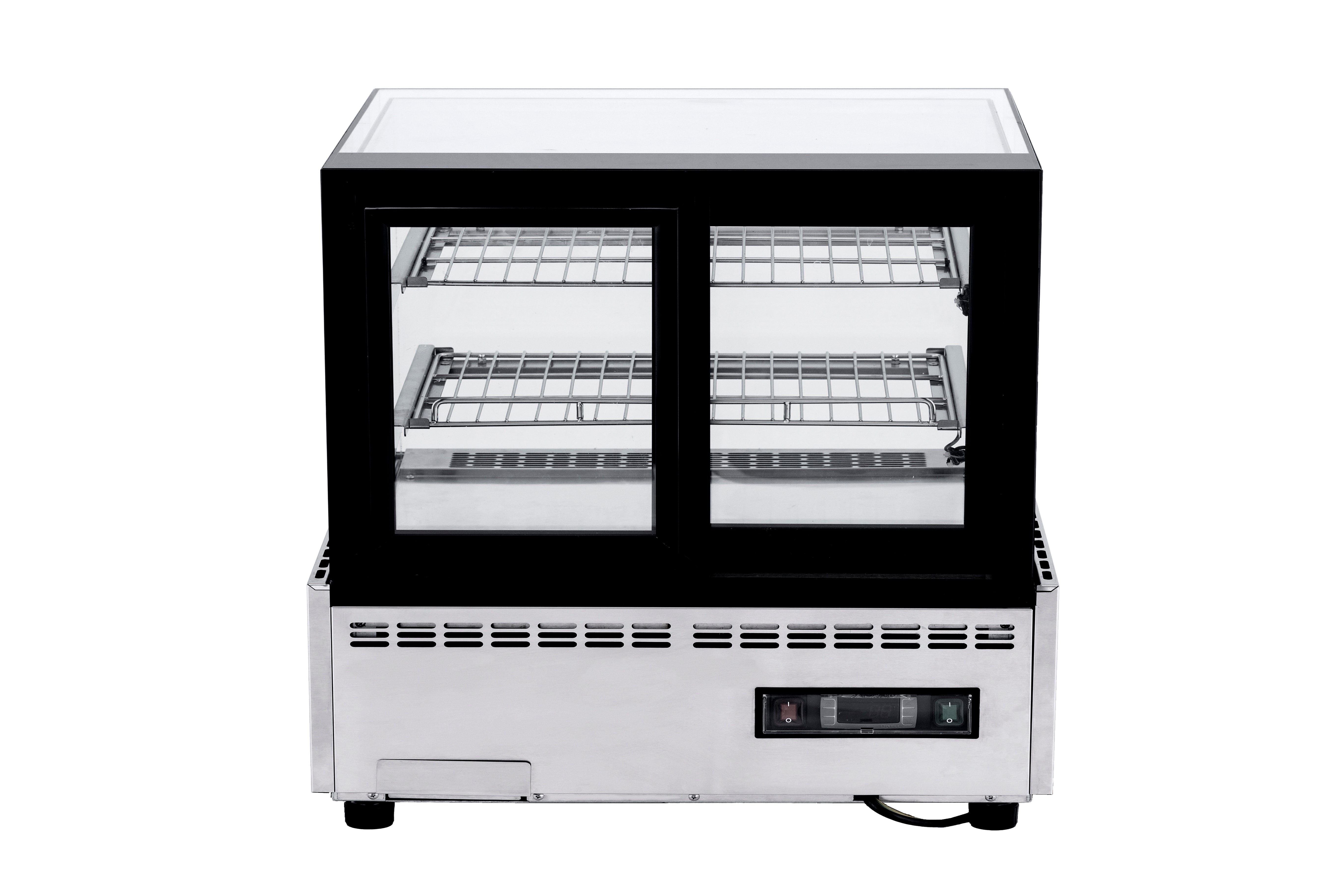 JCM卓上型冷蔵ショーケース （ラウンド型） ノンフロン助成金対象】JCMS-78T 1℃～5℃ 卓上型対面冷蔵ショーケース[